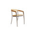 Stylish Teak and Aluminum with Olefin Fiber Jive Outdoor Dining Armchair by Royal Botania Casa Design Group