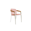 Elegant Teak and Aluminum Jive Outdoor Dining Armchair by Royal Botania Casa Design Group