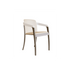 Elegant Teak and Aluminum Jive Outdoor Dining Armchair by Royal Botania Casa Design Group