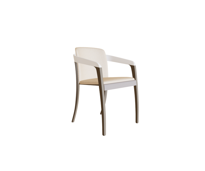 Elegant Teak and Aluminum Jive Outdoor Dining Armchair by Royal Botania Casa Design Group