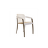 Elegant Teak and Aluminum Jive Outdoor Dining Armchair by Royal Botania Casa Design Group