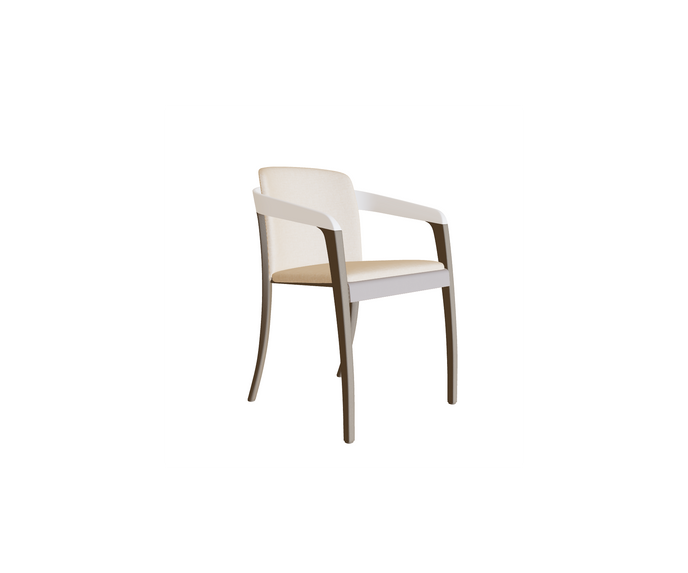 Elegant Teak and Aluminum Jive Outdoor Dining Armchair by Royal Botania Casa Design Group
