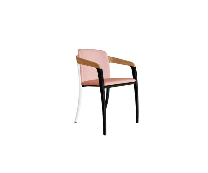 Elegant Teak and Aluminum Jive Outdoor Dining Armchair by Royal Botania Casa Design Group