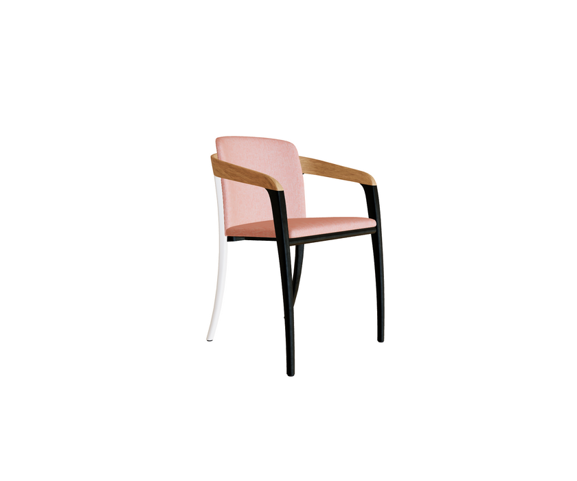 Elegant Teak and Aluminum Jive Outdoor Dining Armchair by Royal Botania Casa Design Group