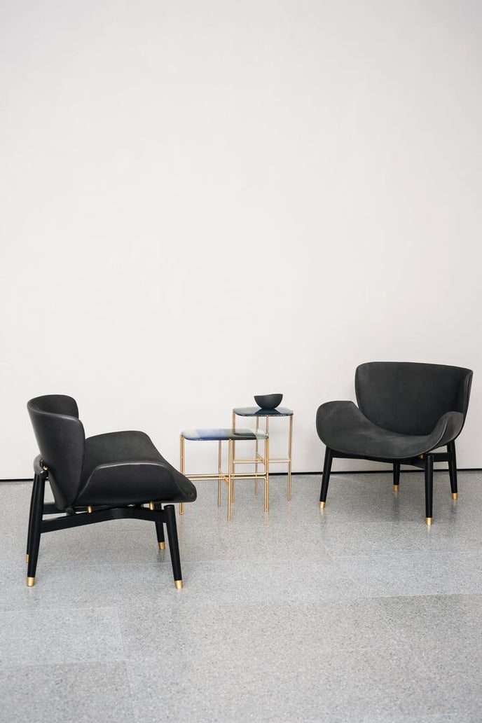 Jorgen Leather Lounge Armchair by Roberto Lazzeroni for Baxter | Casa Design Group