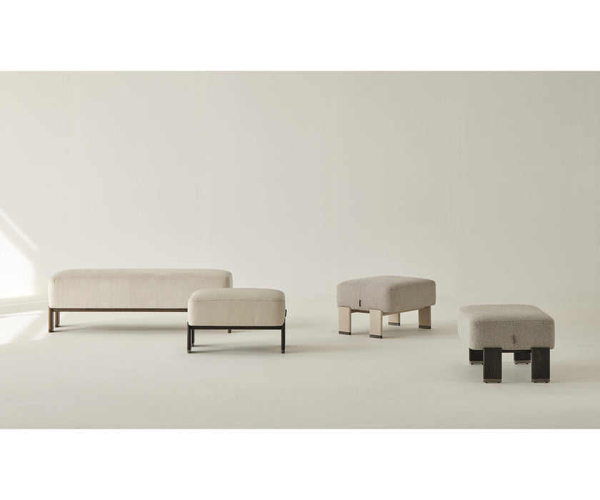 Alexandra Jude Bench Modern Upholstered Bench | Casa Design Group