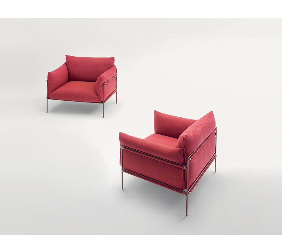 Contemporary Kabà Outdoor Lounge Chair by Paola Lenti with Removable Cushions Casa Design Group