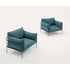 Contemporary Kabà Outdoor Lounge Chair by Paola Lenti with Removable Cushions Casa Design Group