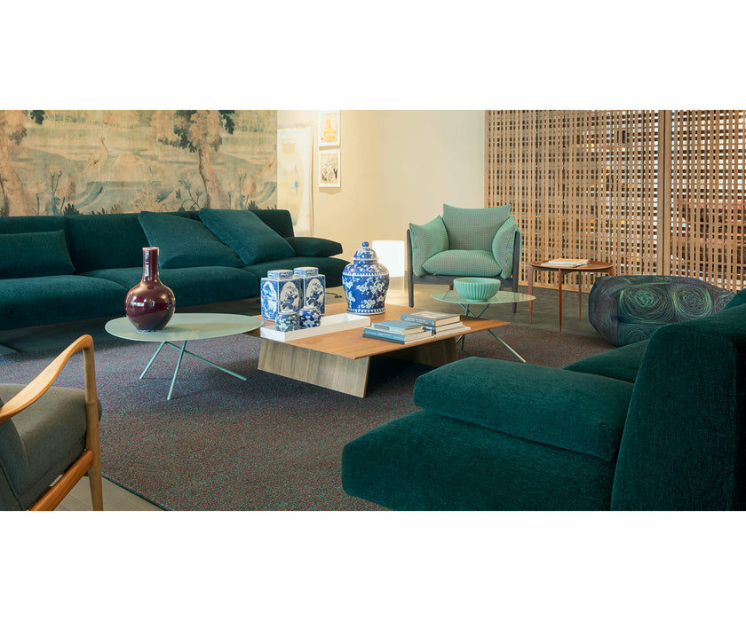 Contemporary Kanji Coffee Table by Paola Lenti Stylish Design with Water-Repellent Finish Casa Design Group