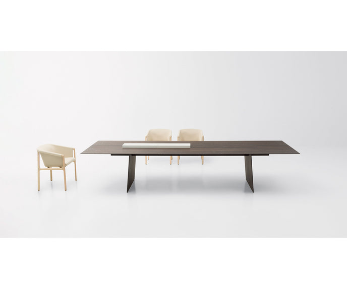 Luxury Kanji Dining Table by Paola Lenti Modern Dining with Marble and Metal Inserts Casa Design Group