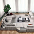 Karphi Modular Sofa by Giorgetti with quilted detailing and contemporary modular design | Casa Design Group