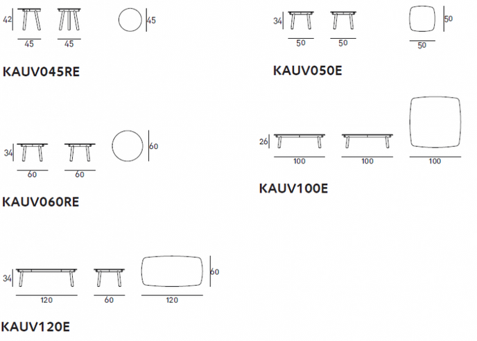 High End Kasumi Low Table by Living Divani Casa Design Group