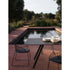 Modern Katana Outdoor Rectangular Table with Metal Legs and Porcelain Stoneware Top by Potocco | Casa Design Group
