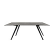 Modern Katana Outdoor Rectangular Table with Metal Legs and Porcelain Stoneware Top by Potocco | Casa Design Group