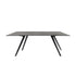 Modern Katana Outdoor Rectangular Table with Metal Legs and Porcelain Stoneware Top by Potocco | Casa Design Group