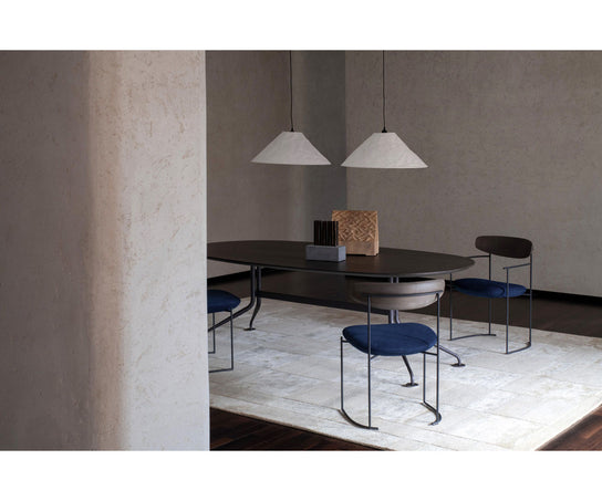 Keel Chairs by Potocco modern wood and metal dining chairs Casa Design Group