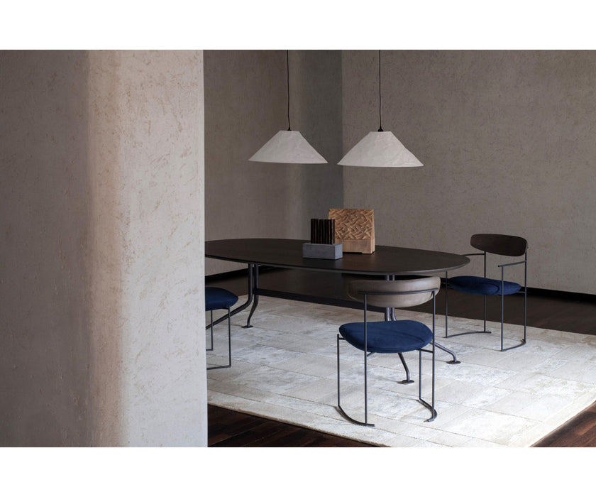 Keel Chairs by Potocco modern wood and metal dining chairs Casa Design Group