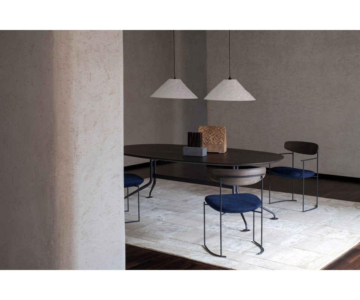 Keel Chairs by Potocco modern wood and metal dining chairs Casa Design Group