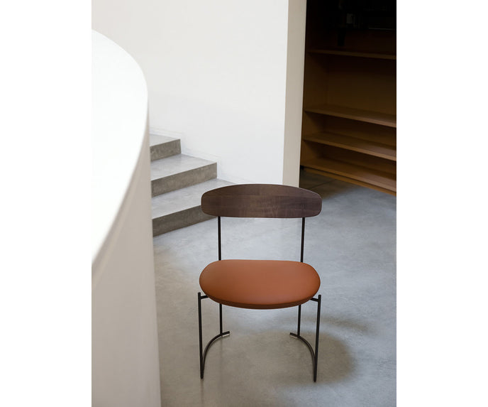 Keel Chairs by Potocco modern wood and metal dining chairs Casa Design Group