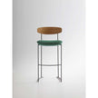 Modern Keel Outdoor Barstool with Metal Frame by Potocco | Casa Design Group