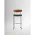 Modern Keel Outdoor Barstool with Metal Frame by Potocco | Casa Design Group