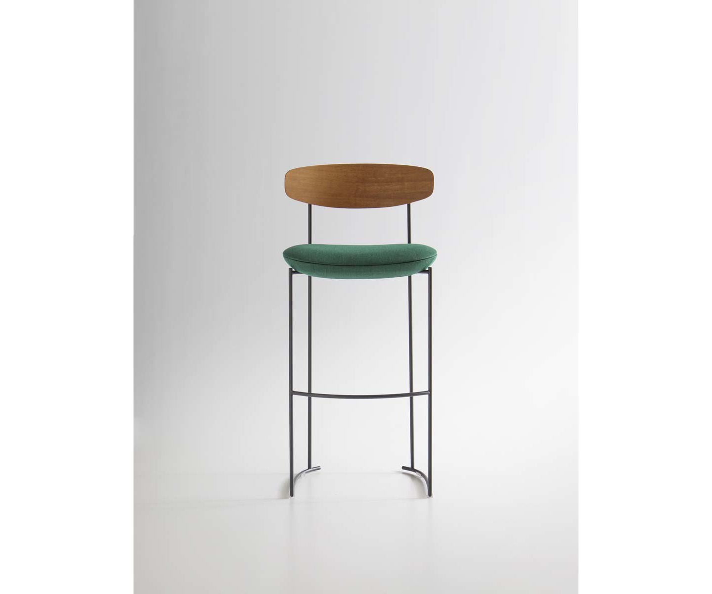 Modern Keel Outdoor Barstool with Metal Frame by Potocco | Casa Design Group