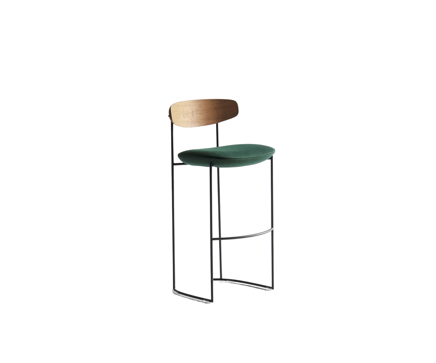 Modern Keel Outdoor Barstool with Metal Frame by Potocco | Casa Design Group