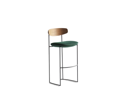 Modern Keel Outdoor Barstool with Metal Frame by Potocco | Casa Design Group