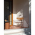 Contemporary Keel Outdoor Lounge Chair with Iroko Wood and Metal Frame by Potocco | Casa Design Group