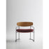 Contemporary Keel Outdoor Lounge Chair with Iroko Wood and Metal Frame by Potocco | Casa Design Group