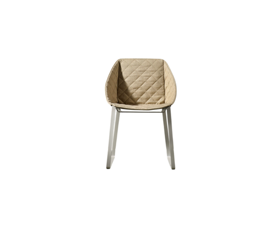 Modern upholstered Kekke Dining Chair by Piet Boon in steel frame – Casa Design Group