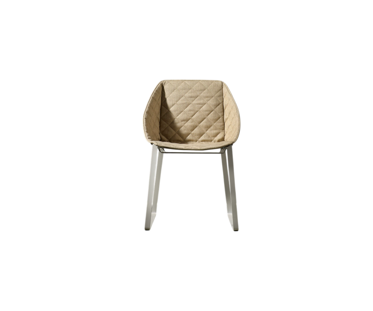 Modern upholstered Kekke Dining Chair by Piet Boon in steel frame – Casa Design Group