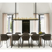 Modern upholstered Kekke Dining Chair by Piet Boon in steel frame – Casa Design Group