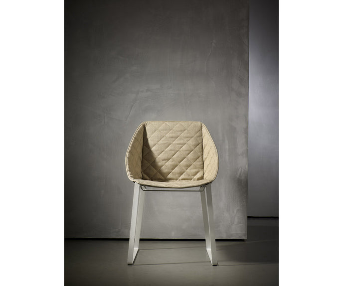 Modern upholstered Kekke Dining Chair by Piet Boon in steel frame – Casa Design Group