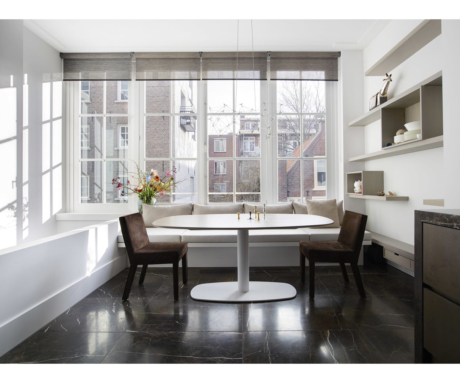 Luxury Kekke Dining Table by Piet Boon, oak or marble top – Casa Design Group