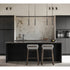 Modern upholstered Kekke Bar Stool by Piet Boon with steel frame – Casa Design Group