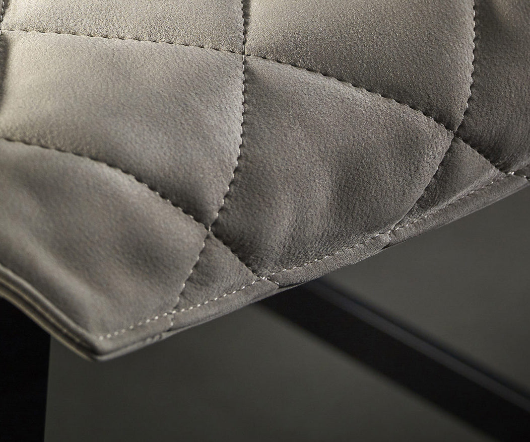 Modern upholstered Kekke Bar Stool by Piet Boon with steel frame – Casa Design Group