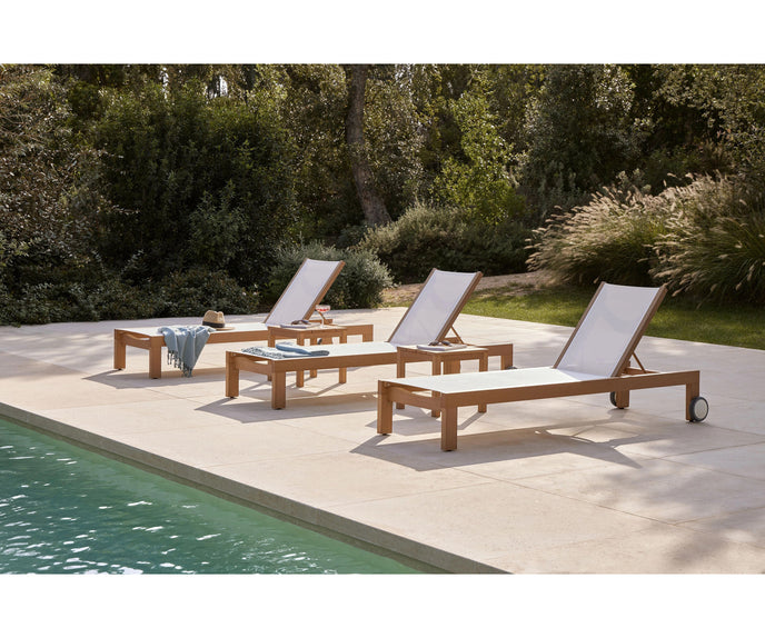 Modern Khan Outdoor Chaise Lounge by Point | Casa Design Group