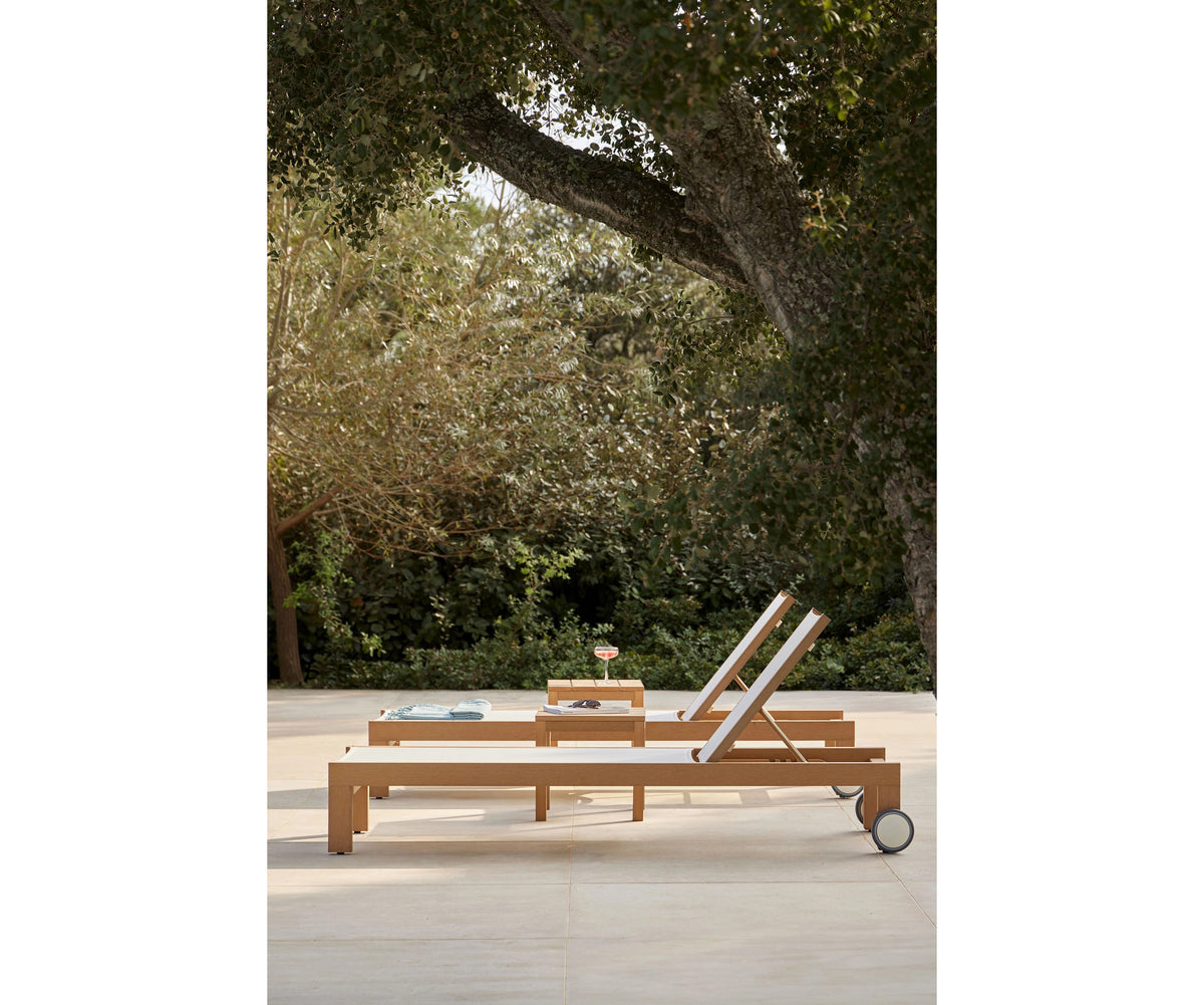 Modern Khan Outdoor Chaise Lounge by Point | Casa Design Group