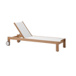 Modern Khan Outdoor Chaise Lounge by Point | Casa Design Group