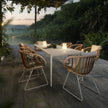 Luxury sculptural Kida Armchair by Dedon for patios and terraces – Casa Design Group