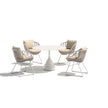 Luxury sculptural Kida Armchair by Dedon for patios and terraces – Casa Design Group