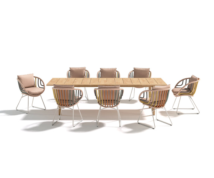 Luxury sculptural Kida Armchair by Dedon for patios and terraces – Casa Design Group