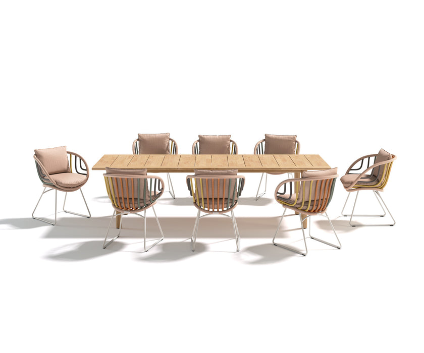 Luxury sculptural Kida Armchair by Dedon for patios and terraces – Casa Design Group