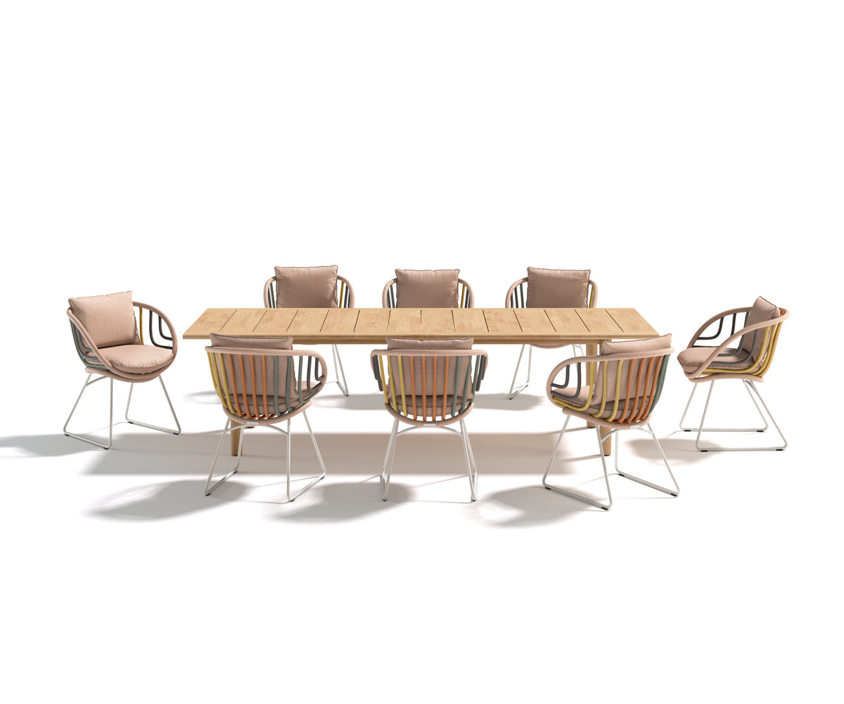 Luxury sculptural Kida Armchair by Dedon for patios and terraces – Casa Design Group