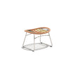 Kida Footstool by Dedon with striped Fiber wrap and cushioned seat – Casa Design Group