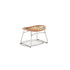 Kida Footstool by Dedon with striped Fiber wrap and cushioned seat – Casa Design Group