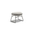 Kida Footstool by Dedon with striped Fiber wrap and cushioned seat – Casa Design Group