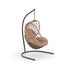 Luxury Kida Hanging Lounge Chair with Base by Dedon | Organic Outdoor Seating Design by Stephen Burks | Casa Design Group