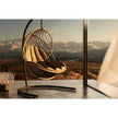 Luxury Kida Hanging Lounge Chair with Base by Dedon | Organic Outdoor Seating Design by Stephen Burks | Casa Design Group